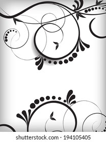 abstract vector swirl background