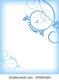 abstract vector swirl background