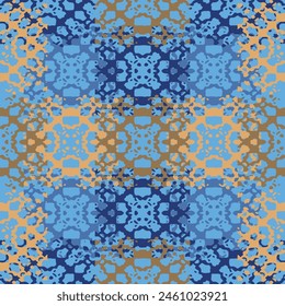 Abstract Vector Swirl Backgrounds.  Dark blue and gold texture. Graphic modern pattern