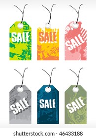 abstract vector tag