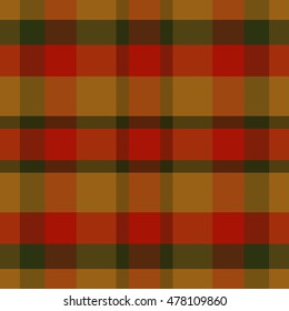 abstract vector tartan seamless - green and orange