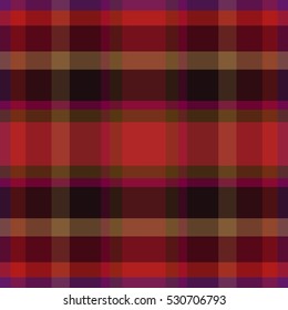 abstract vector tartan seamless - red, green and brown