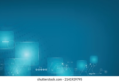 Abstract vector tecgnology digital background.futuristic cyber netwrok