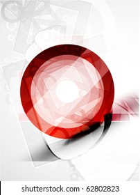 Abstract vector techno background