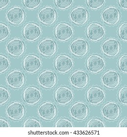 Abstract vector techno seamless pattern on color background. Vector illustration