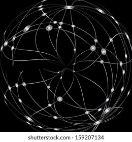 Abstract vector technology background