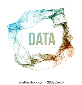 Abstract vector technology background