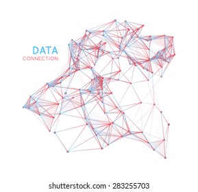 Abstract vector technology background