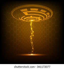 abstract vector technology background