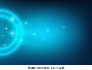 Abstract vector technology background, Concept design