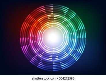 abstract vector technology background illustration