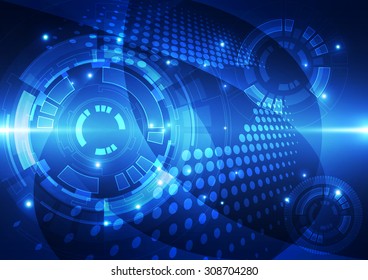 abstract vector technology background illustration