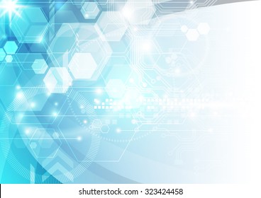 Abstract vector  technology background, illustration