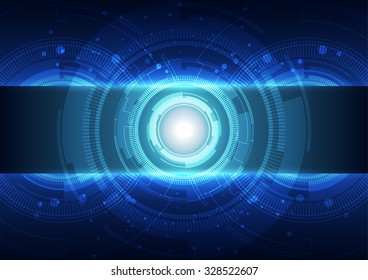abstract vector technology background, illustration