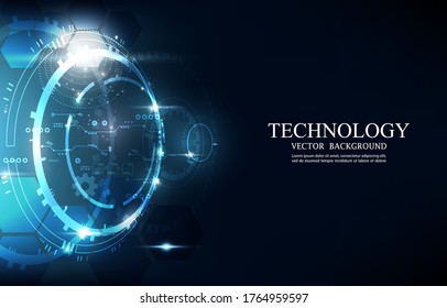 abstract vector technology cyber speed wallpaper.