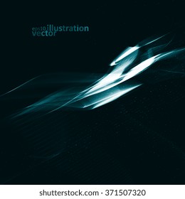 Abstract vector technology, shiny space background eps10