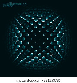 Abstract vector technology, shiny space background eps10