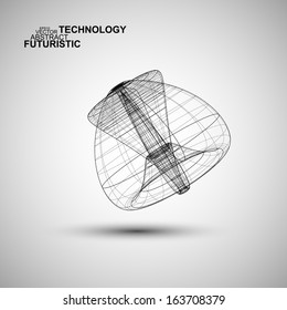 Abstract vector technology, technical stylish concept eps10