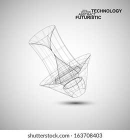 Abstract vector technology, technical stylish concept eps10
