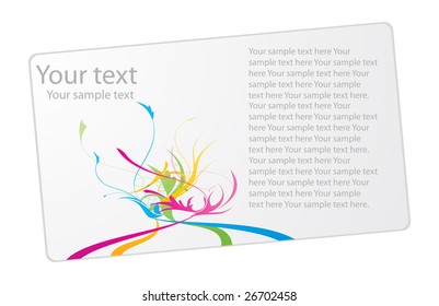 abstract vector template