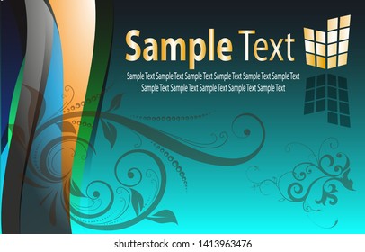 Abstract vector template backgrounds for beautiful business card designs and colorful stage backgrounds and text places