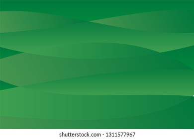 Abstract vector template design, brochure, Web sites, leaflet, with colorful green waves backgrounds. Green wavy pattern.