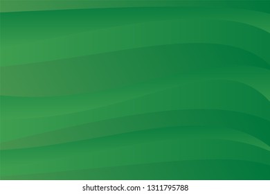 Abstract vector template design, brochure, Web sites, leaflet, with colorful green waves backgrounds. Green wavy pattern.