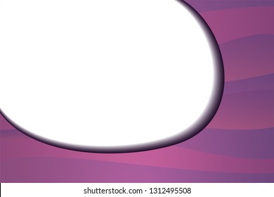 Abstract vector template design, brochure, Web sites, leaflet, with colorful purple waves backgrounds. Purple wavy pattern. Message board for text and message design line shadow