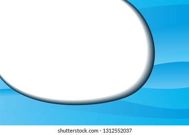 Abstract vector template design, brochure, Web sites, leaflet, with colorful light blue waves backgrounds. light blue wavy pattern. Message board for text and message design line shadow