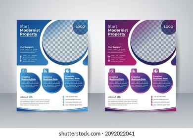 Abstract vector template design for Brochure, poster, magazine, corporate flyer, illustration modern layout A4 size. Easy to use