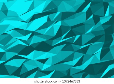 Abstract vector template design with colorful geometric triangular background for brochure, web sites, leaflet, flyer. Low poly banner