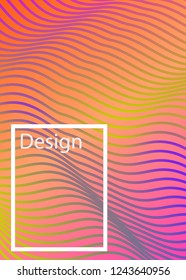 Abstract vector template, flyer a4 illustration, brochure elements design leaflet graphic isolated 
