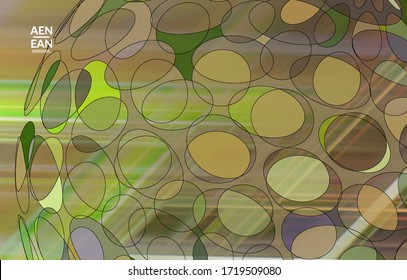 Abstract vector template with futuristic multicolored wire frame geometric shapes. 3D mesh digital science model concept. Web technology cover design. Wavy lines and grid texture. Optical art pattern