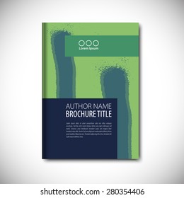Abstract  Vector Template Layout For Brochure, Flyer, Booklet, Cover.