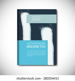 Abstract  Vector Template Layout For Brochure, Flyer, Booklet, Cover.