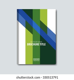 Abstract vector template layout for brochure, flyer, booklet, cover.