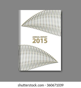 Abstract vector template layout for brochure, flyer, booklet, cover.