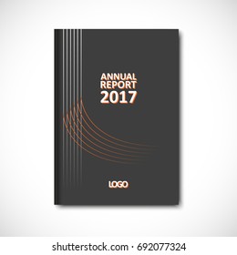 Abstract vector template layout for brochure, flyer, booklet, cover.