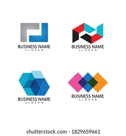 abstract vector template logo illustration design