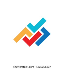 abstract vector template logo illustration design