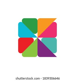 abstract vector template logo illustration design