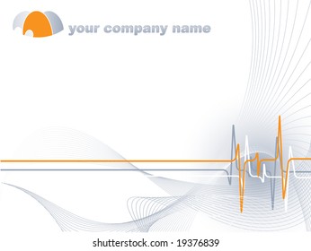 abstract vector template for medical treatment company