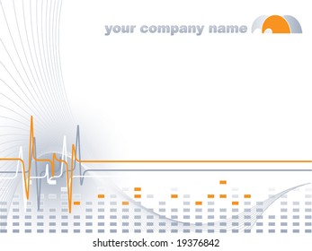 abstract vector template for medical treatment company