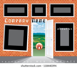 abstract vector template for various business