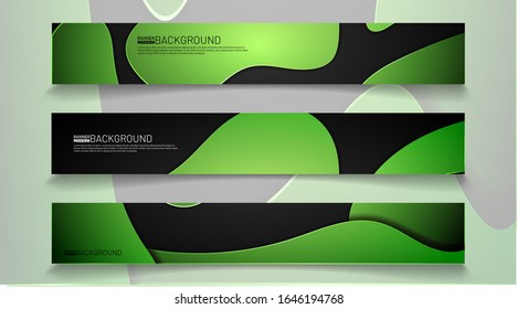 Abstract vector template web background. rectangular  wave design banners