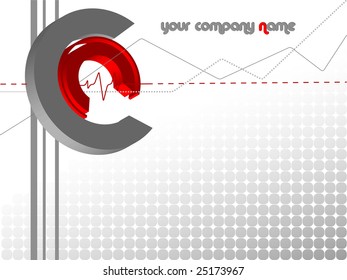 abstract vector template for you company presentation