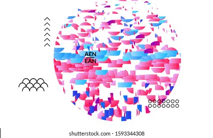 Abstract vector templates with geometric shapes filled with bright colored stripes. Digital hi tech visualization as global information design for marketing technology. Bid data industrial analyses.