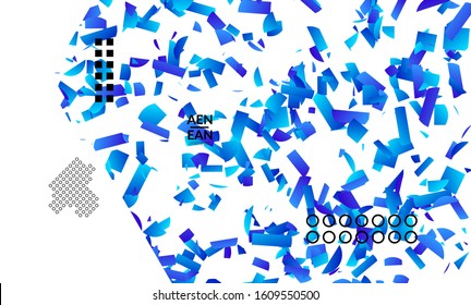 Abstract vector templates with geometric shapes filled with bright colored stripes. Digital hi tech visualization as global information design for marketing technology. Bid data industrial analyses.