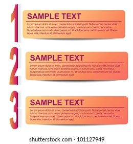 Abstract vector text frame illustration. background