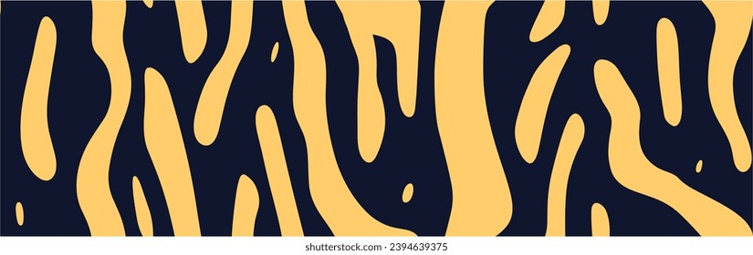 Textura del vector abstracto. Piel animal. Tígre dibujado a mano con textura transparente. Resumen de moda para el fondo. Patrón animalista.